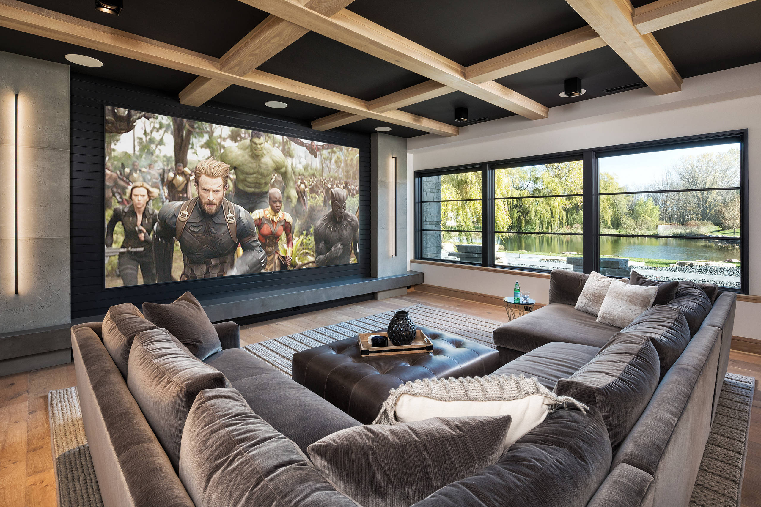 75 Heimkinos Ideen &amp; Bilder - Januar 2024 | Houzz De in Heimkino Wohnzimmer