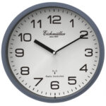 Eichmüller Wanduhr Blau Funkuhr Für Küche Diele Wohnzimmer 30Cm For Funkuhr Wohnzimmer