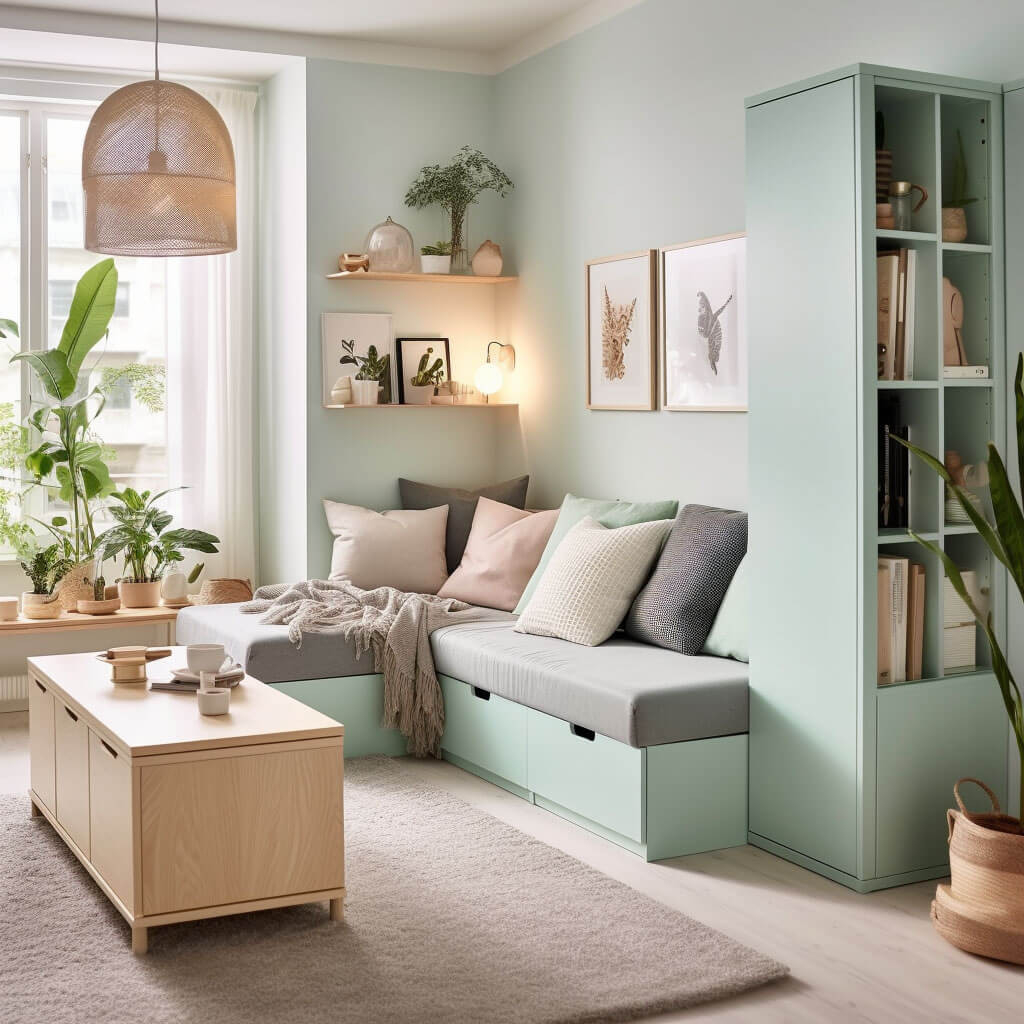 Farbgestaltung Für Kleine Räume: Mehr Als Nur Farbe An Der Wand throughout Wohnzimmer Mint