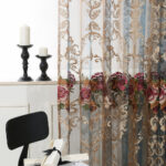 Nordic Sheer Curtain Luxury Breathable Embroidery Curtain Living throughout Luxus Gardinen Wohnzimmer