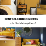 Senfgelb Kombinieren – 40+ Einrichtungsideen Mit Der Trendfarbe Intended For Wohnzimmer Senfgelb