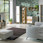 Stylefy Wersum Wohnzimmerset Ii Anthrazit Weiß Eiche Riviera Throughout Wohnzimmer Anthrazit Weiß