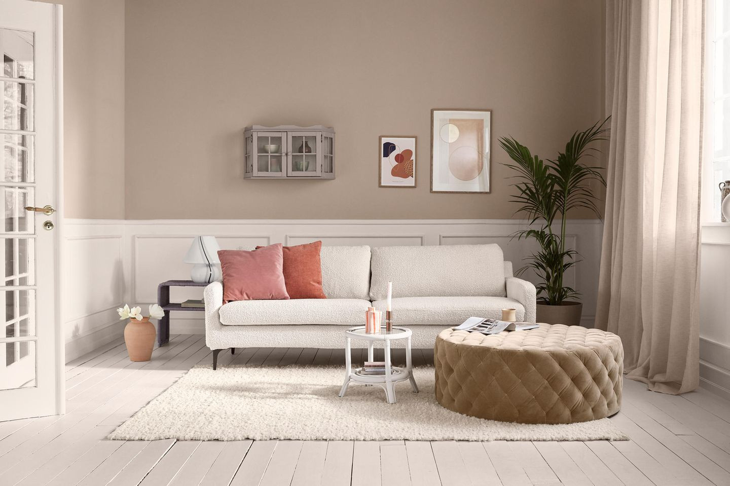 Welche Farbe Passt Zu Beige? - [Schöner Wohnen] in Wandfarbe Wohnzimmer Beige