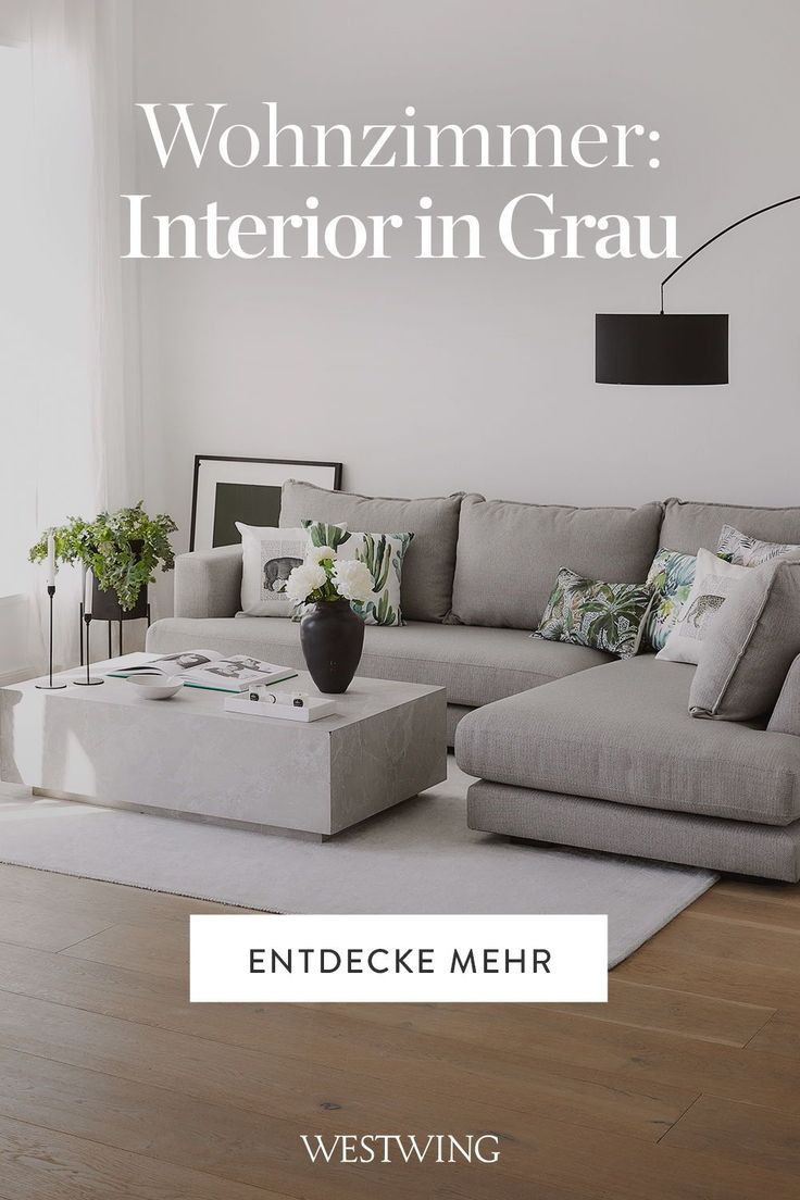 Wohnzimmer Inspiration Grau – Zeitlose Farben Für Den Modern throughout Wohnzimmer Inspiration Grau