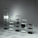 Buy Design Glass Shelfdreieck Design | Tourelle Office In Glasregal Wohnzimmer