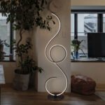 Led Floor Lamp Dimmable Living Room Floor Lamp Designer Floor Lamp Regarding Led Stehlampe Wohnzimmer