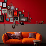 Wandfarbe - Wohnideen Mit Eine Wand In Rot - [Living At Home] within Wohnzimmer Ideen Rote Wand