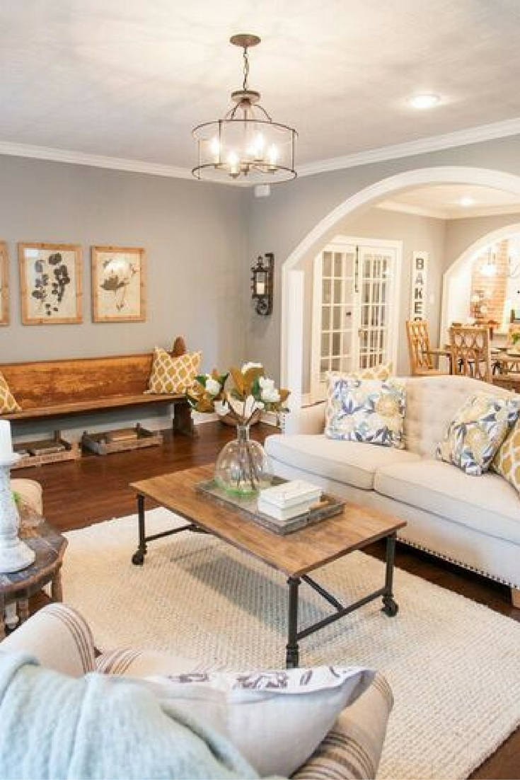 Fixer Upper- The Brick House — Bethany Mitchell Homes | Modern pertaining to Fixer Upper Wohnzimmer