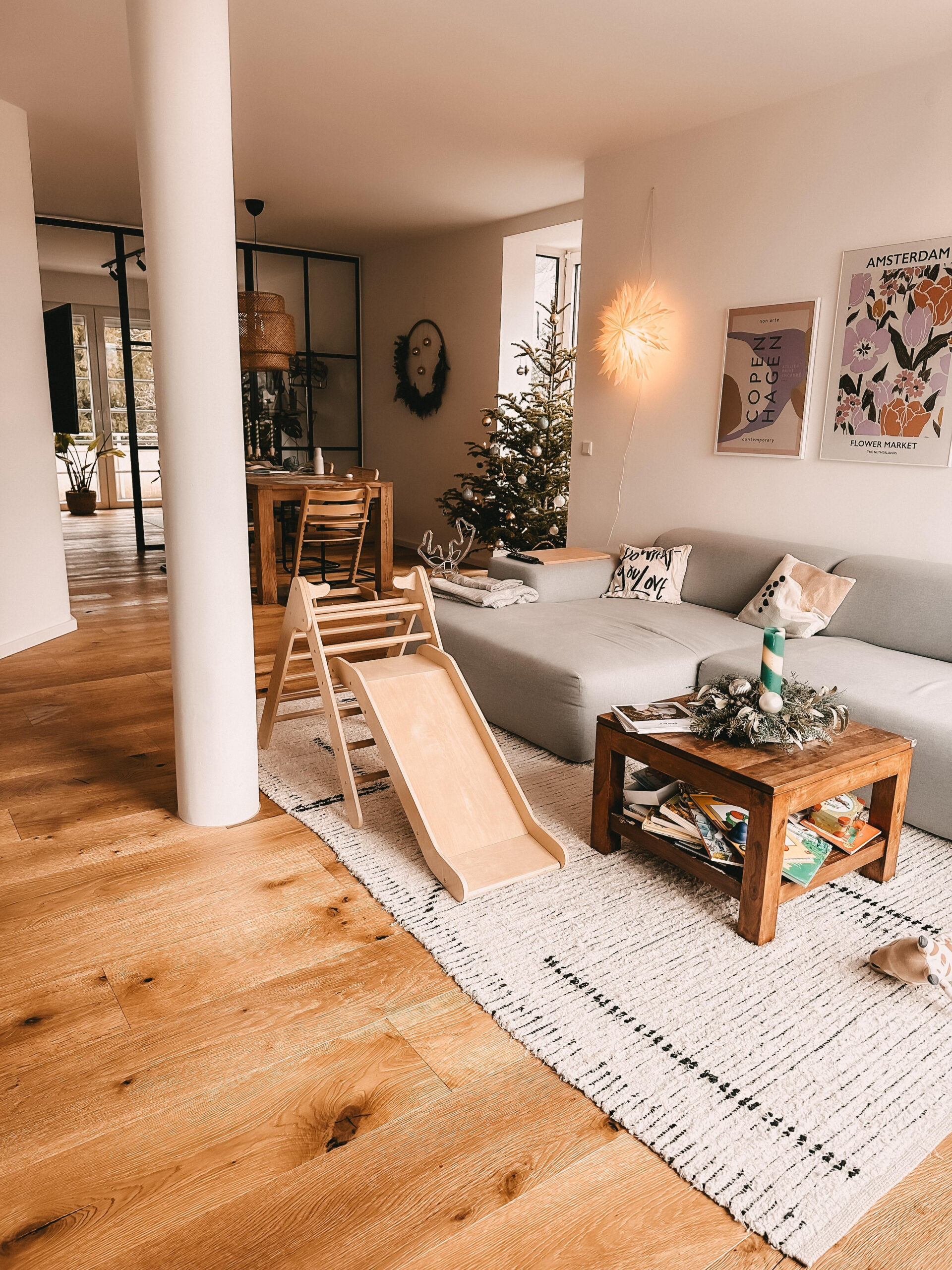 Wohnzimmer Inspiration #Weihnachtsdeko #Wohnzimmer • with Wohnzimmer Inspo